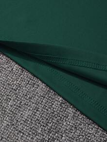 男士外星人及字母圖案短袖t恤