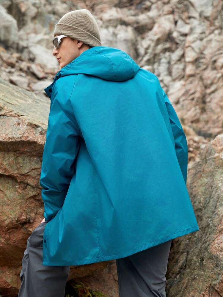 Men's Zipper Front Outdoor Fleece Jacket Hiking Clothes