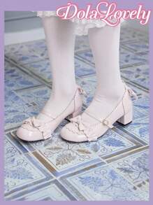 Dola Lovely 女士时尚高跟鞋带蝴蝶结装饰夏季度假鞋夏季促销