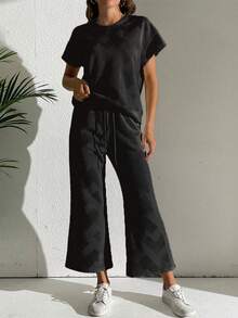 Short Sleeve Shirts &Pants Set