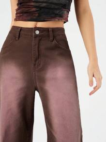 Forever 21 Gig Dakota Bootcut Jeans - Braun - Übersicht 4