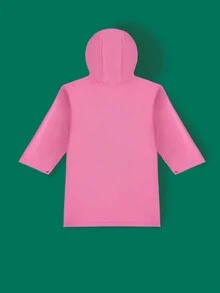Mädchen Rosa Pu-jacke Material All Seasons Regenmantel - Pink - Übersicht 2