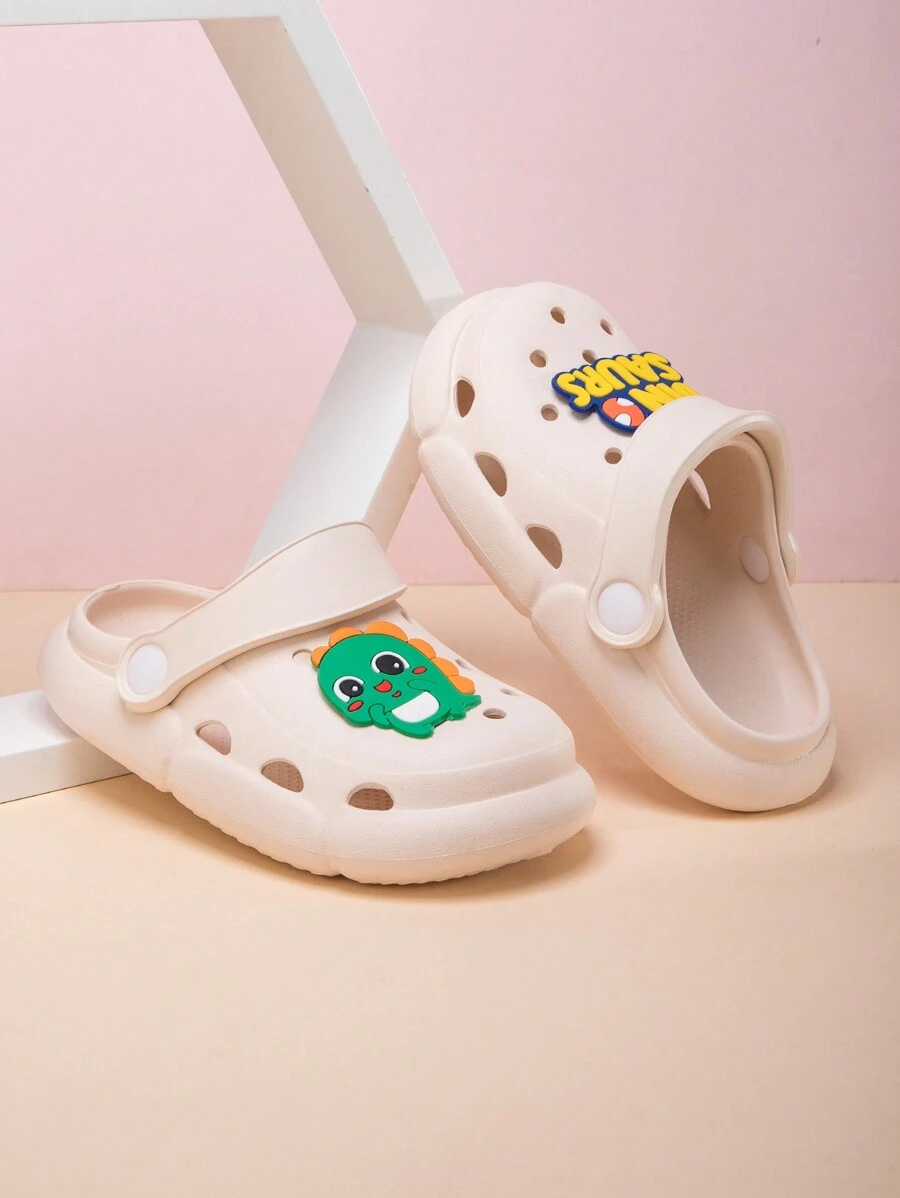 Summer Eva Soft Anti-Slip Cartoon Baby Sandals - Beige - View 1