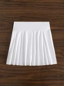 Của phụ nữ Bơi Váy Với Đáy Ngắn gọn Và Túi - trắng - Xem 8