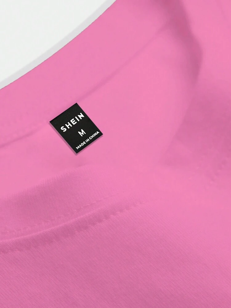 Men's Bone And Letter Printed Short Sleeve T-Shirt