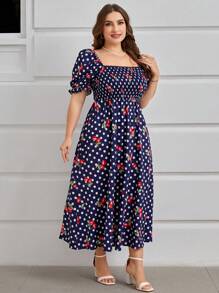 SHEIN Clasi Kích thước lớn Quả cherry Mùa hè - Nhiều màu - Xem 4