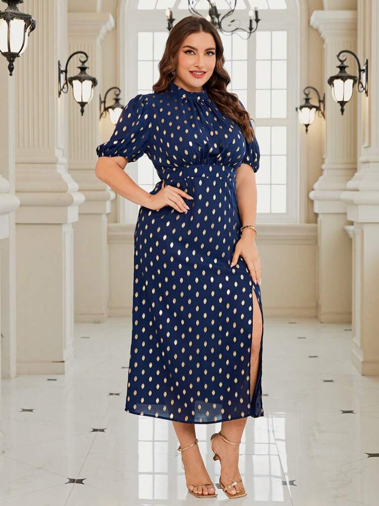Plus Size Split  Wedding Women Dresses