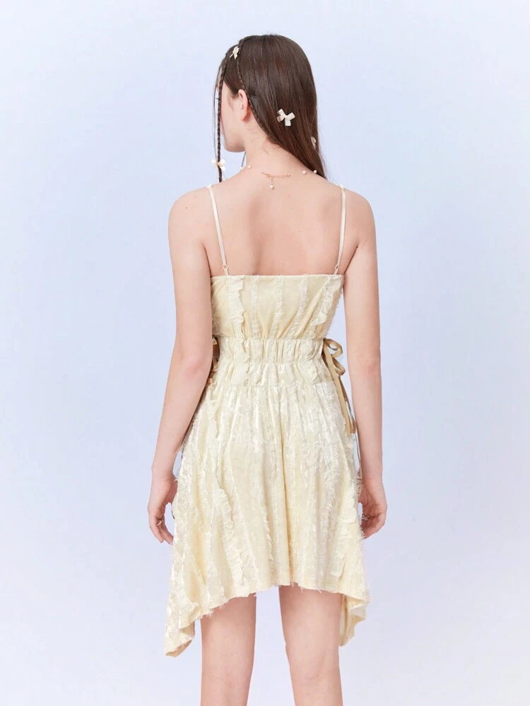 Balletcore Princesscore Ribbon  Bow Embroidery Summer Women Dress Date Night Birthday Women Outfits  Party Women Dresses Concert Outfits