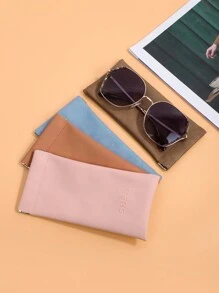 SHEIN 純色簡約眼鏡收納袋 - 彩色 - 查看 3