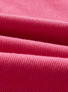 SHEINNeu Quirky Fun Dopamine Jumpsuits Summer Outfits Spring Break Cargo Pants Hole Pink Strapless Jumpsuit