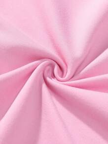 Manfinity Homme Men's Slogan Print Dropped Shoulder Short Sleeve T-Shirt, 2000s Style - Pink - View 3