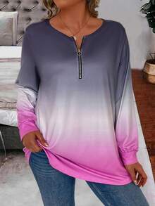 EMERY ROSE Hơn Bóng Nút phía trước Áo thun - Nhiều màu - Xem 5