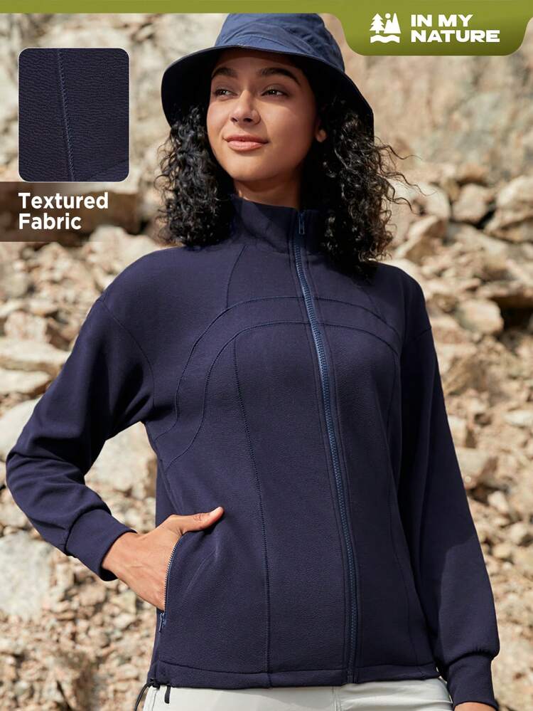 Women's Zipper Front Long Sleeve Outdoor Jacket