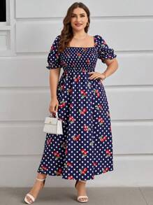 SHEIN Clasi Kích thước lớn Quả cherry Mùa hè - Nhiều màu - Xem 5