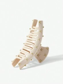 MOTF PREMIUM WHITE METAL HAIR CLIP WITH ZIGZAG-SHAPED PIN - White - View 8
