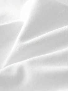 Manfinity LEGND Nam Nhân vật & In Khẩu hiệu Áo thun Và Quần short Bộ - trắng - Xem 4