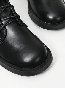 MOTF PREMIUM Của phụ nữ Chóp giầy tròn Thoải mái Giải trí Giữa bắp chân Giày ống - màu đen - Xem 7