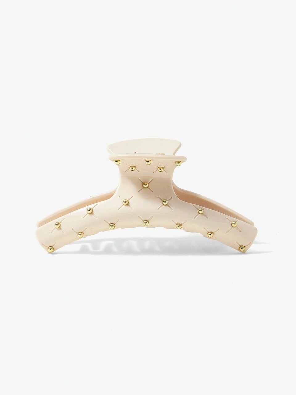 MOTF WHITE METAL HAIR CLIP WITH ZIGZAG-SHAPED PIN