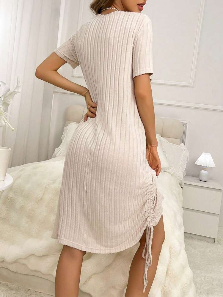 Women'S Home Clothes Heart Letter Printed Dress