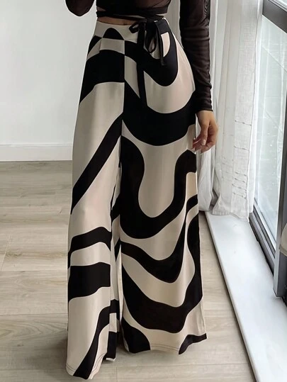 Pantalones casuales de mujer con estampado colorido, adecuados para el hogar, el aire libre y otras ocasiones, ropa de verano para mujer, elegante casual de negocios en primavera