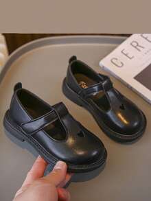 Zapatos Planos Para Niñas Infantes De Moda - Negro - Ver 6
