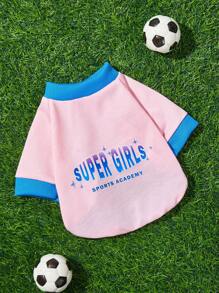 PETSIN Sweat-shirt Supergirls Rose Imprimé Pour Animaux De Compagnie