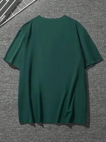 Manfinity Homme 男士短袖t卹,印有山峰圖案