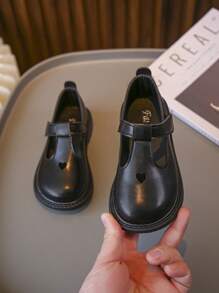 Zapatos Planos Para Niñas Infantes De Moda - Negro - Ver 2