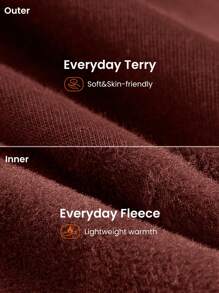 GLOWMODE 單色束口腰運動長褲 - 紅木色 - 查看 3