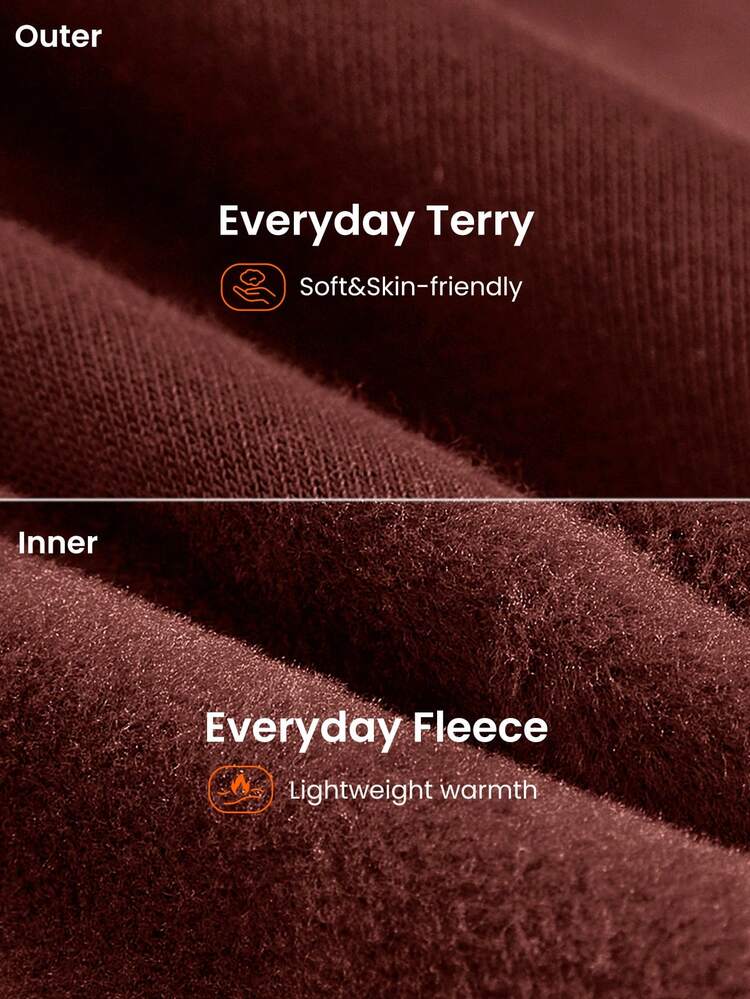 GLOWMODE 單色束口腰運動長褲 - 紅木色 - 查看 3