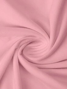 SHEIN 女士蝴蝶印花圆领短袖 T 恤图案 T 恤女式上衣 - 淺粉色 - 查看 3