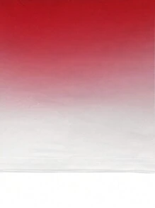 2pcs/Set Ombre Short Sleeve Top And Solid Color Bodycon Shorts Set, Summer - 紅色 - 查看 4