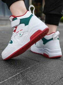 Women's Stylish Elastic Band Lace-Up Casual Sneakers With Height-Increasing Design, Suitable For All Seasons