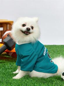 PETSIN Pet Football Jersey With Philadelphia Team Number & Bird-Eye Fabric, Cat And Dog T-Shirt - Multicolor - View 3