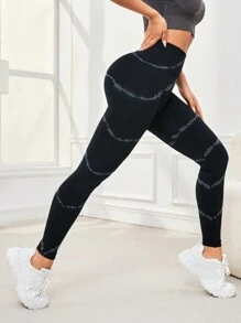 Daily&Casual 女士渐变色无缝运动裤 - 彩色 - 查看 3