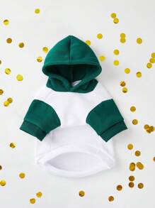 Thú cưng Ngày Saint Patrick Slogan In Áo nỉ có mũ Với Màu xanh lá & Trắng Vá lại - Nhiều màu - Xem 6