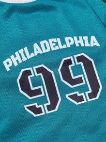 PETSIN Pet Football Jersey With Philadelphia Team Number & Bird-Eye Fabric, Cat And Dog T-Shirt - Multicolor - View 5