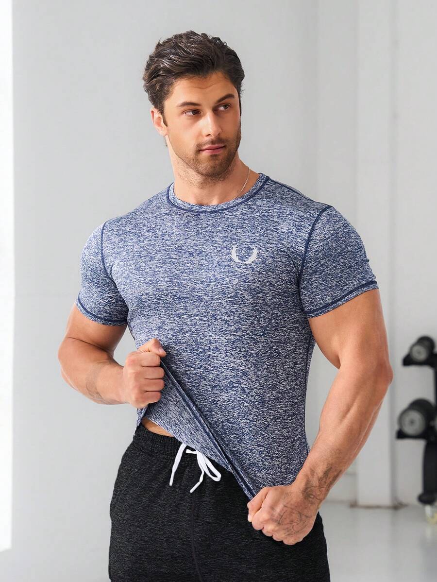 Manfinity Sport Corelite Boyfriend Style Men's Slim-Fit Sports T-Shirt ...