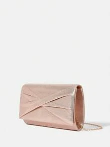 SHEIN Belle Của phụ nữ Túi xach tay - Hoa hồng vàng - Xem 6