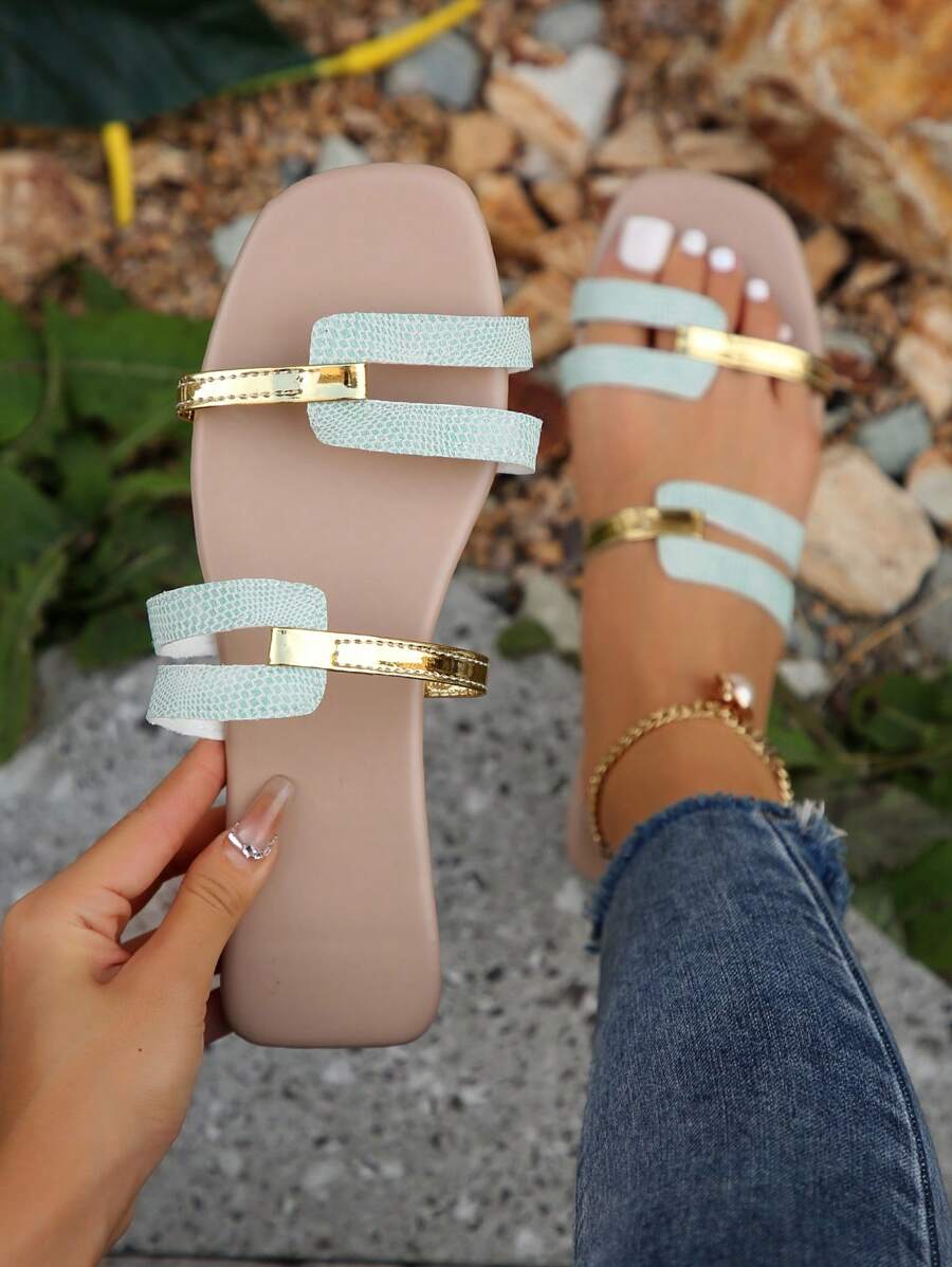 女性時尚平底休閒鞋,涼鞋和舒適拖鞋