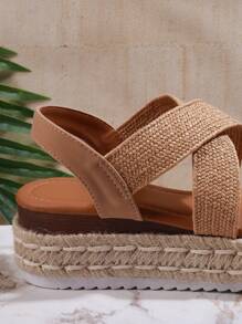 SHUZIA Women's Wedge Heel Platform Sandals Are Suitable For Daily Wear