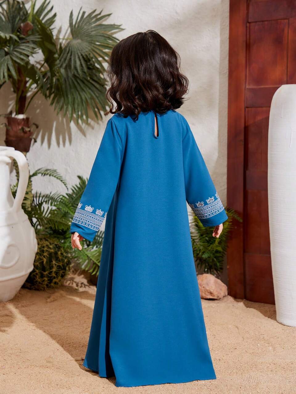 Young Girl Patchwork Lace Straight Dress