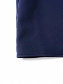 Celure Jupe-short asymétrique avec boucle métallique, taille grande pour femmes