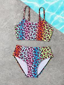 Cô gái Tween Biến đổi dần Áo bơi Bộ - Nhiều màu - Xem 5