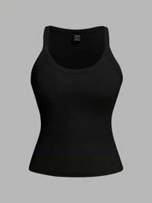 SHEIN EZwear 3 piezas Tops de tirantes simples y versátiles para mujeres, verano