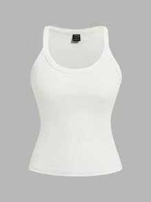 SHEIN EZwear 3 piezas Tops de tirantes simples y versátiles para mujeres, verano