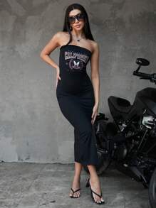 Women Dresses - Black - View 1