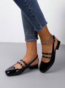 Fashionable Women's Flat Shoes, Spring Low Heel Mary Jane Shoes, Summer Chunky Heel Sandals, Wedge Peep Toe Pumps