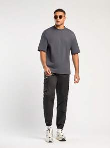 Forever 21 Men's Spring And Summer Casual Loose Small Narrow Collar White Gray Multi-Pack T-Shirt - Multicolor - View 3