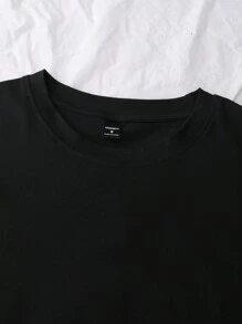 Manfinity LEGND Men's Letter Printed Short Sleeve T-Shirt And Shorts Set - Multicolor - View 5